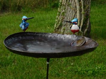 Bird Feeder as Garden Stake - Metal - Handmade