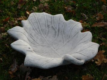 Bird bath in leaf shape - Stone - 40 cm