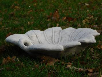 Bird bath in leaf shape - Stone - 40 cm