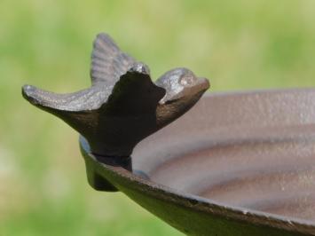 Bird bath with 4 Birds - 60 cm - Cast iron