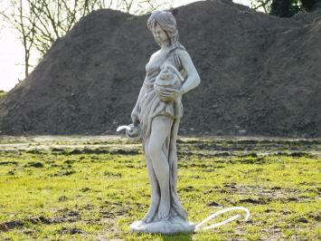 Vrouw met Waterkruiken - 80 cm - Steen - Wateruitloop