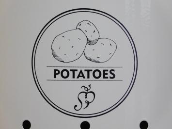 Voorraadblik Aardappels - Potatoes - Metaal