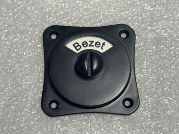 Toilet set - vrij / bezet - zwart - complete deurbeslag set