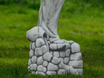 Statue Woman on Watercourse - 70 cm - Stone