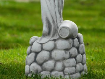 Statue Woman on Watercourse - 70 cm - Stone