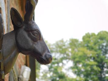 Wall ornament Deer - Brown - Cast iron