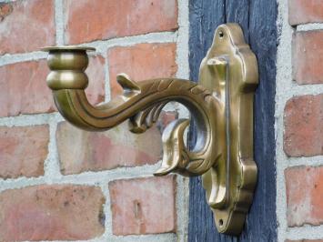 Classic Wall Arm for Lamp - Antique Brass
