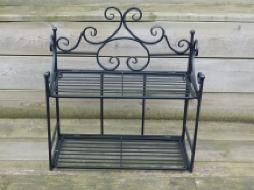 Wall etagere - Black - Foldable - Decoration holder