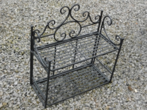 Wall etagere - Black - Foldable - Decoration holder