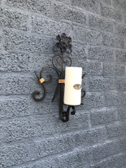 Latest: Beautiful Wall Candle Holder - Wrought Iron