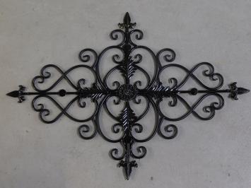 Fenstergitter Vie - Wandornament - schwarz - Schmiedeeisen, nur 2