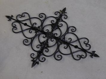 Fenstergitter Vie - Wandornament - schwarz - Schmiedeeisen, nur 2