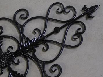 Fenstergitter Vie - Wandornament - schwarz - Schmiedeeisen, nur 2