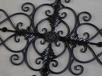Fenstergitter Vie - Wandornament - schwarz - Schmiedeeisen, nur 2