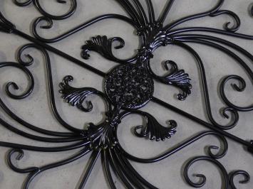 Fenstergitter Vivere - Wandornament - schwarz - Schmiedeeisen