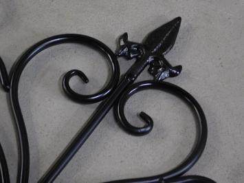 Fenstergitter Vivere - Wandornament - schwarz - Schmiedeeisen
