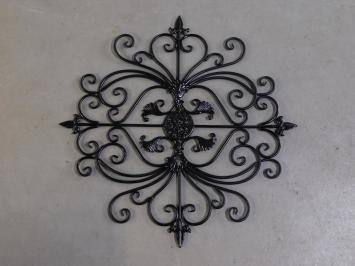 Fenstergitter Vivere - Wandornament - schwarz - Schmiedeeisen