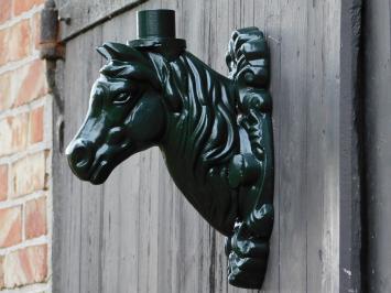 Wandarm Paardenhoofd voor Lamp - Alu - Groen