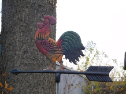 Forse windhaan / windwijzer met tuinsteker- 183cm hoog