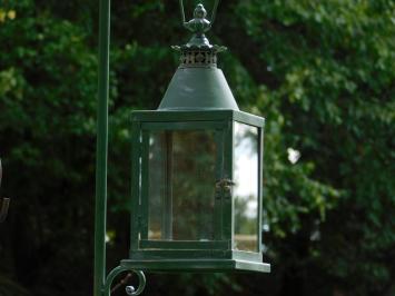 Metalen Windlicht met Standaard en 2 Vogels – 70 cm - Vintage Lantaarn