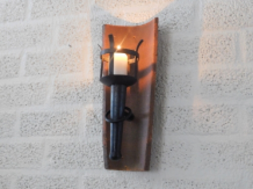 Lantern roof tile with torch