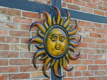 Wandornament Zon XL - 80 x 80 cm - Metaal