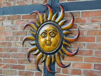 Wandornament Zon XL - 80 x 80 cm - Metaal