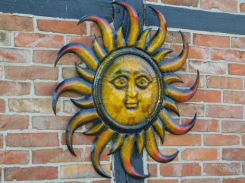Wandornament Zon XL - 80 x 80 cm - Metaal