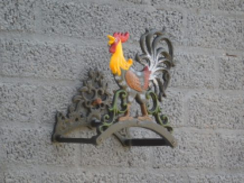 Wasserschlauchhalter Rooster - Gusseisen in schone Farben