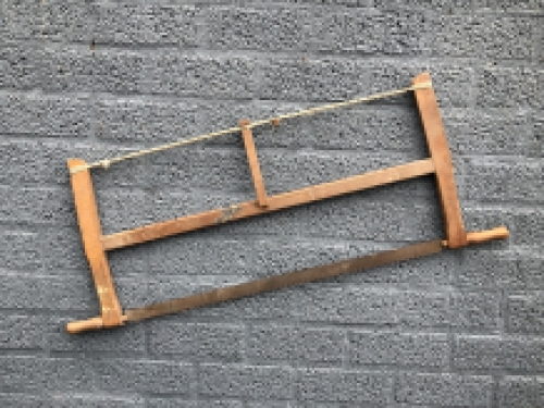 Antique saw, wall decoration, unique piece, wood, vintage