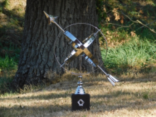 Sundial - nickel with marble base