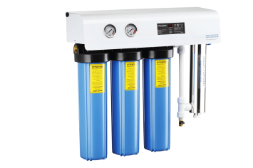 Drinkwater filter system, water treatment plant at home